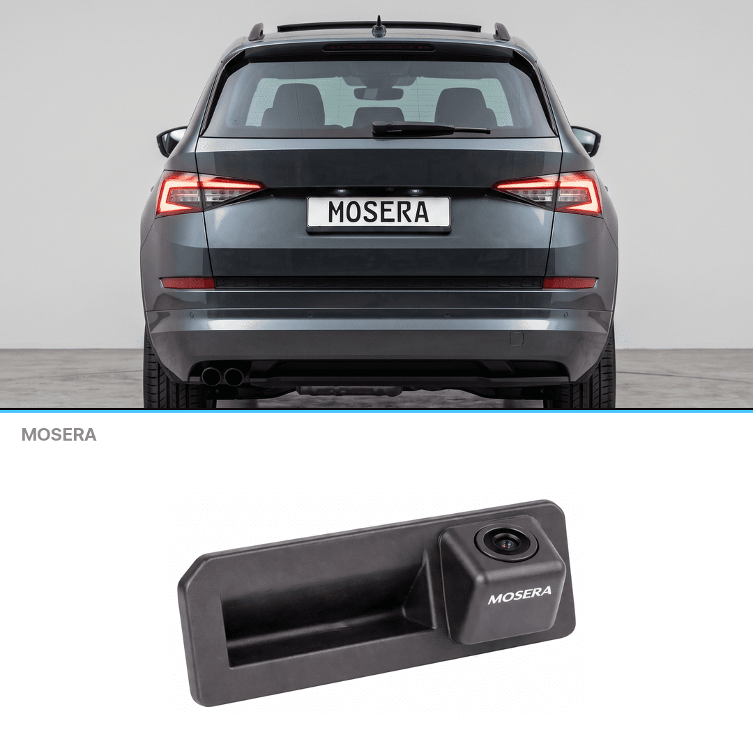 Cameră marșarier Skoda Kodiaq 2017+ în mâner AHD 1080P NTSC MOSERA