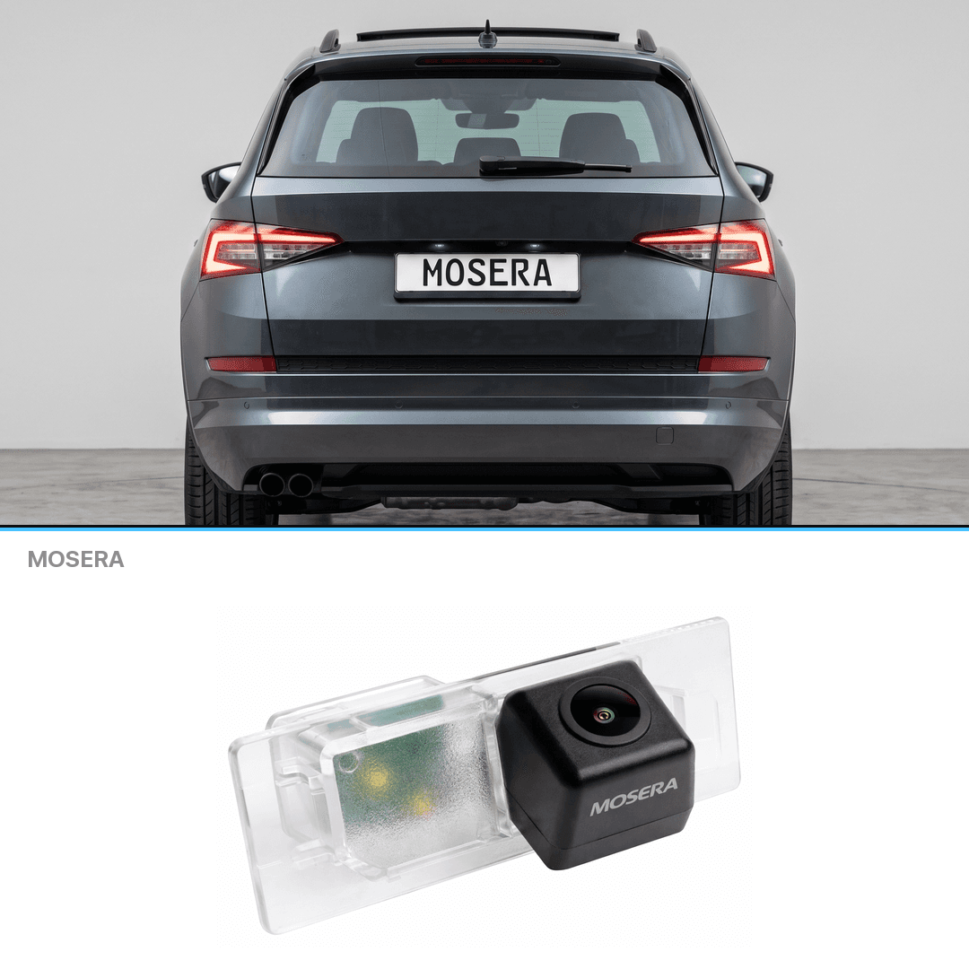 Cameră marșarier Skoda Kodiaq versiune cu LED 2016+ AHD 1080P NTSC MOSERA