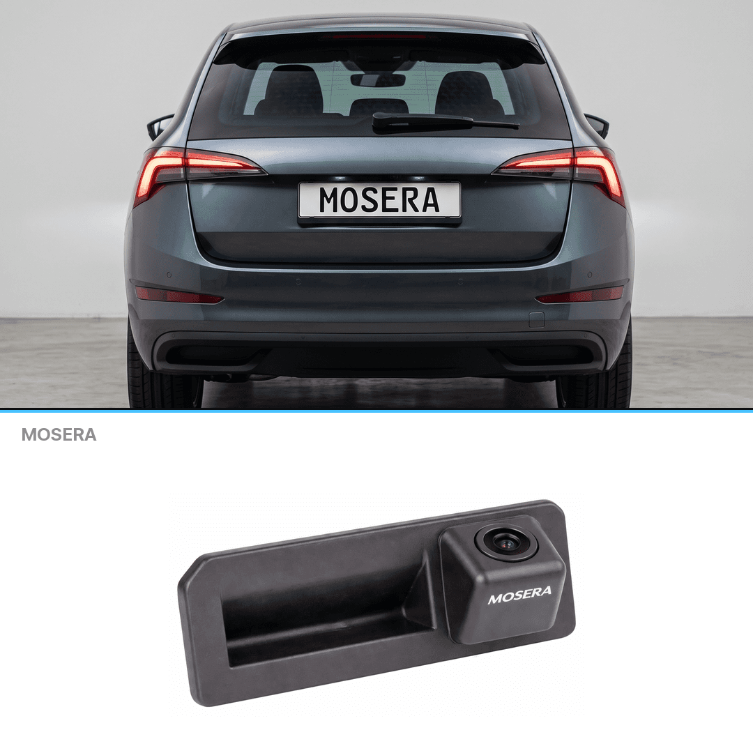 Cameră marșarier Skoda Scala 2019+ în mâner AHD 1080P NTSC MOSERA