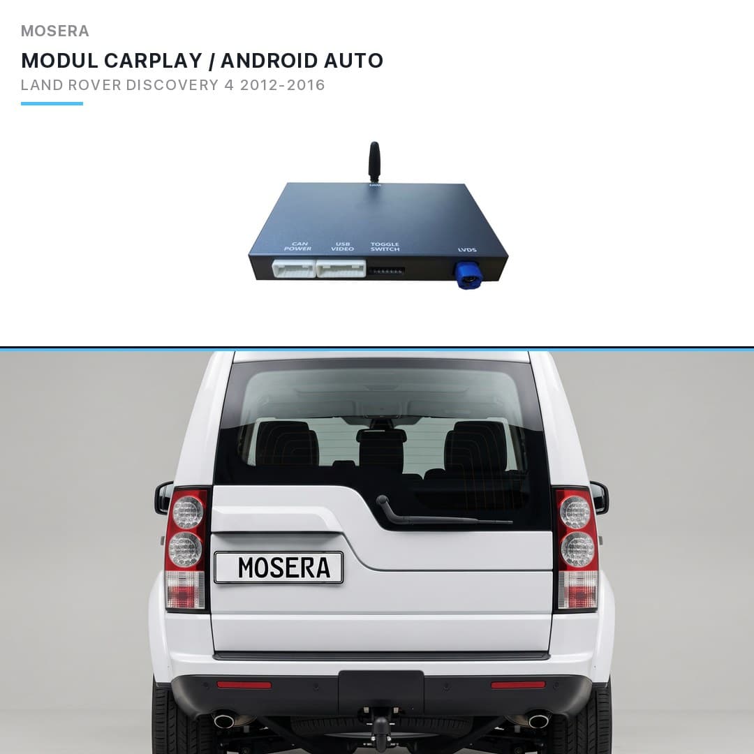 Modul CarPlay wireless Android Auto Land Rover Discovery 4 2012-2016 unitate Bosch MOSERA