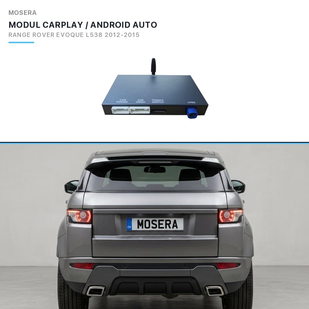 Modul CarPlay wireless Android Auto Land Rover Range Rover Evoque L538 2012-2015 unitate Bosch MOSERA