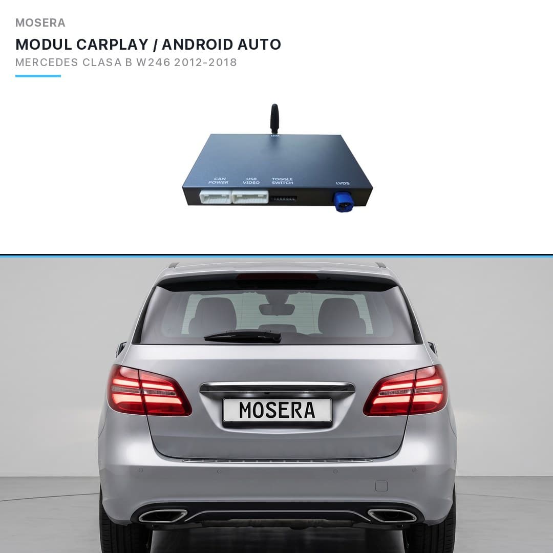 Modul CarPlay wireless Android Auto Mercedes-Benz B-Class W246 2012-2014 NTG4.5 MOSERA