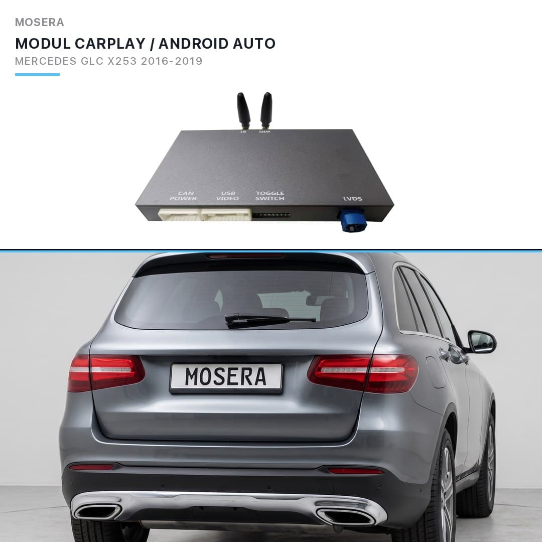 Modul CarPlay wireless Android Auto Mercedes-Benz GLC X253 2016-2019 NTG5.0 MOSERA