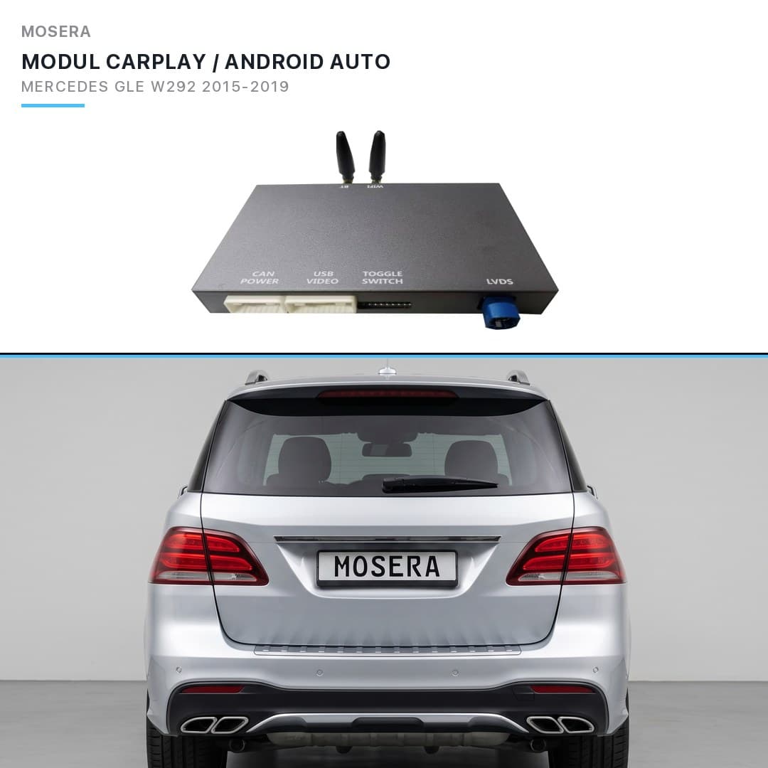 Modul CarPlay wireless Android Auto Mercedes-Benz GLE W292 W166 2015-2019 NTG5.0 MOSERA