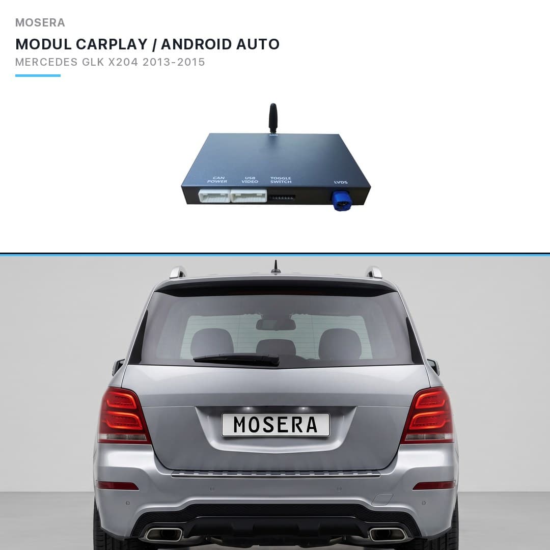 Modul CarPlay wireless Android Auto Mercedes-Benz GLK X204 2013-2015 NTG4.5 MOSERA