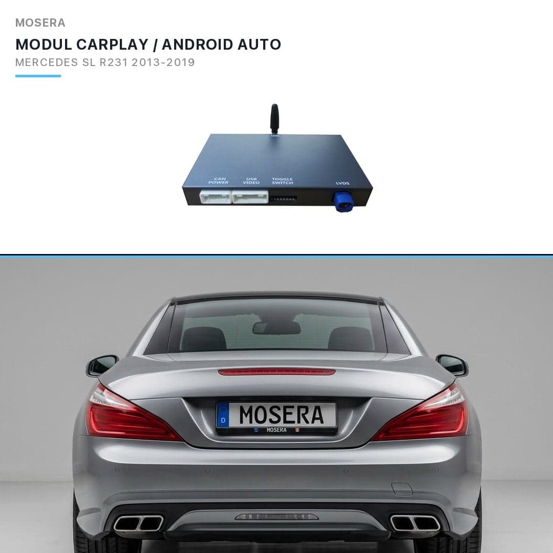Modul CarPlay wireless Android Auto Mercedes-Benz SL R231 2013-2015 NTG4.5 MOSERA