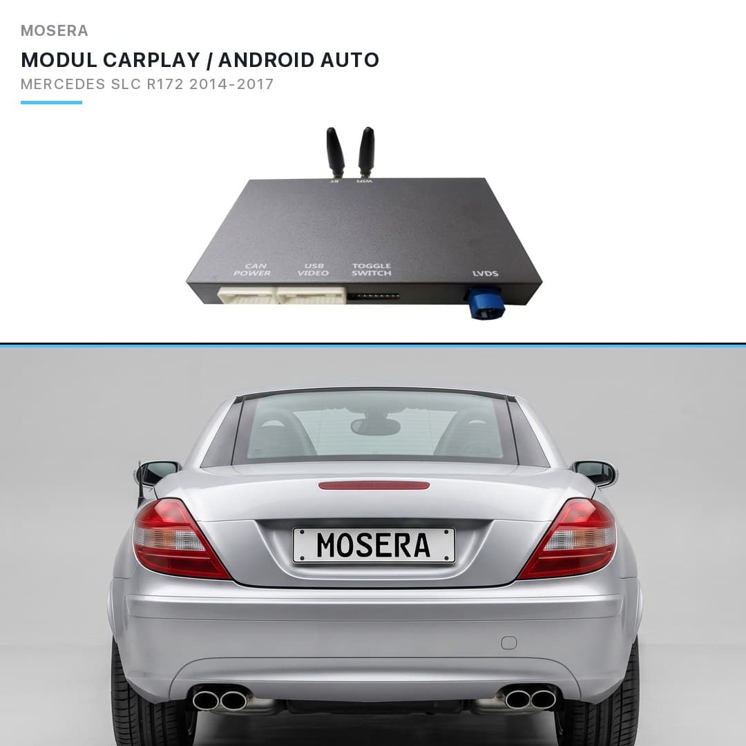 Modul CarPlay wireless Android Auto Mercedes-Benz SLC R172 2014-2017 NTG5.0 MOSERA