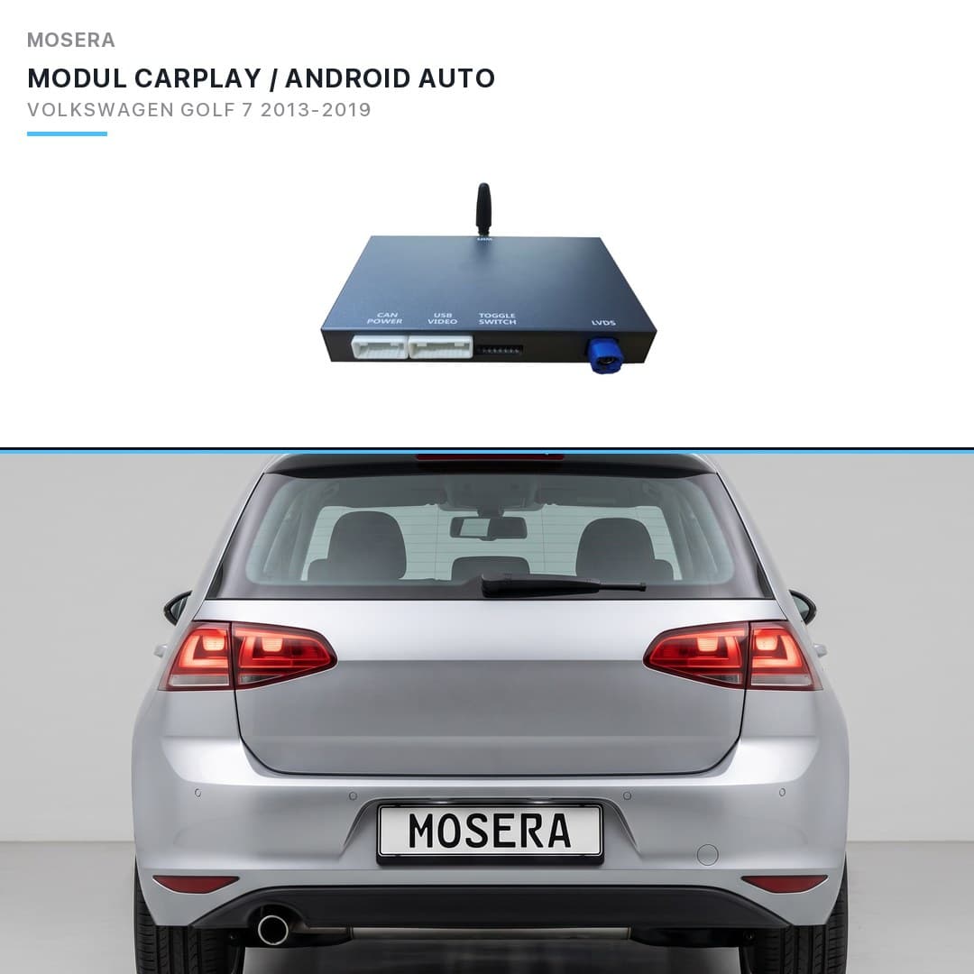 Modul CarPlay wireless Android Auto Volkswagen Golf 7 2013-2019 MIB MIB2 MOSERA