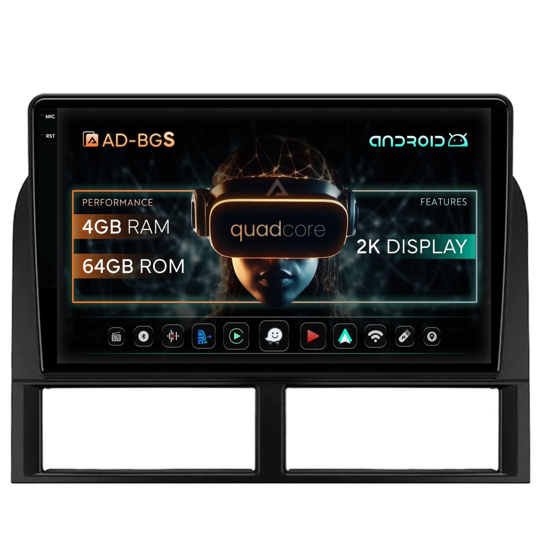 Navigatie 2K Jeep Grand Cherokee(1998-2004), Android, S-Quadcore 4GB RAM + 64GB ROM, 9.5 Inch - AD-BGS90042K+AD-BGRKIT296