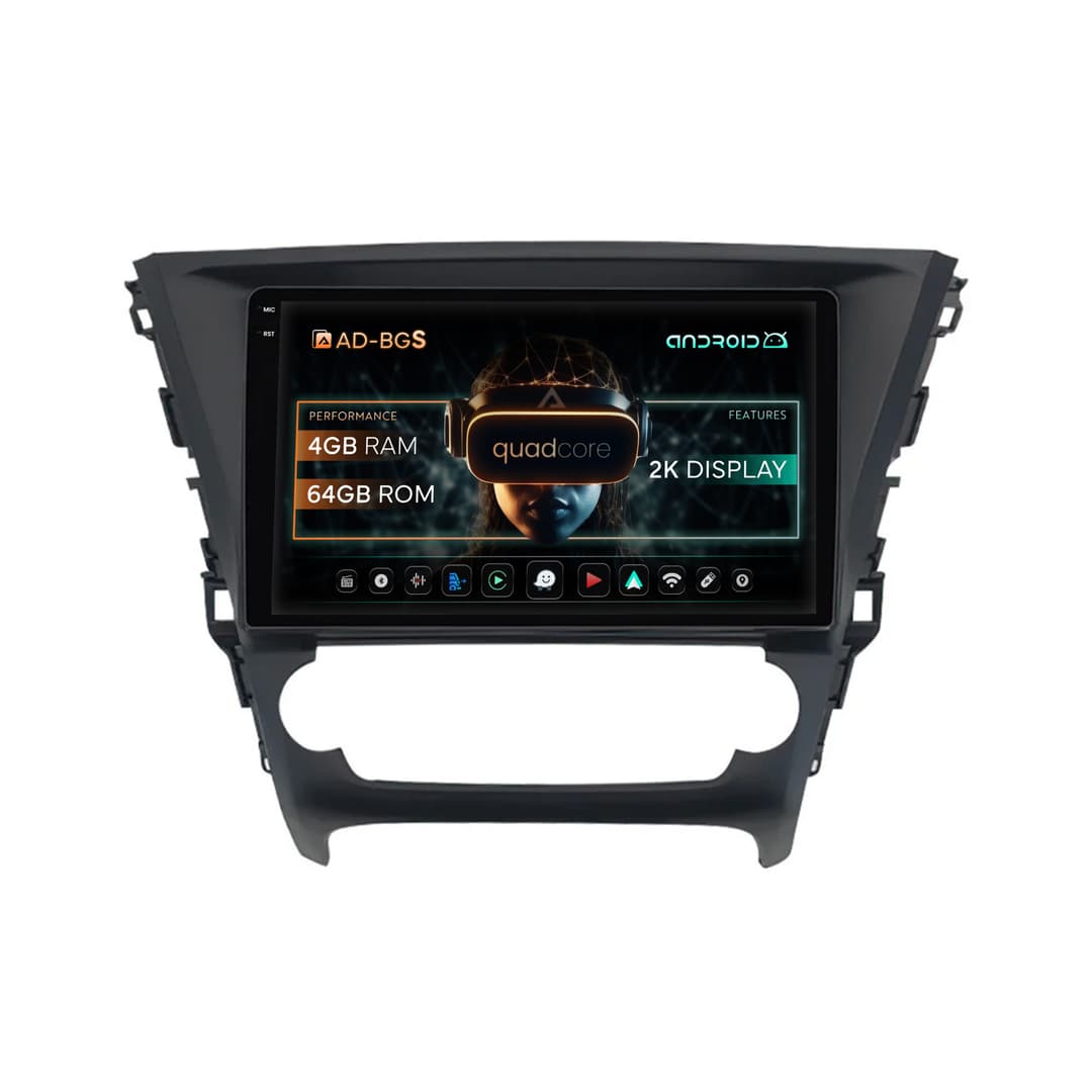 Navigatie 2K Toyota Avensis (2015-2018), Android, S-Quadcore 4GB RAM + 64GB ROM, 10.36 Inch - AD-BGS100042K+AD-BGRKIT063