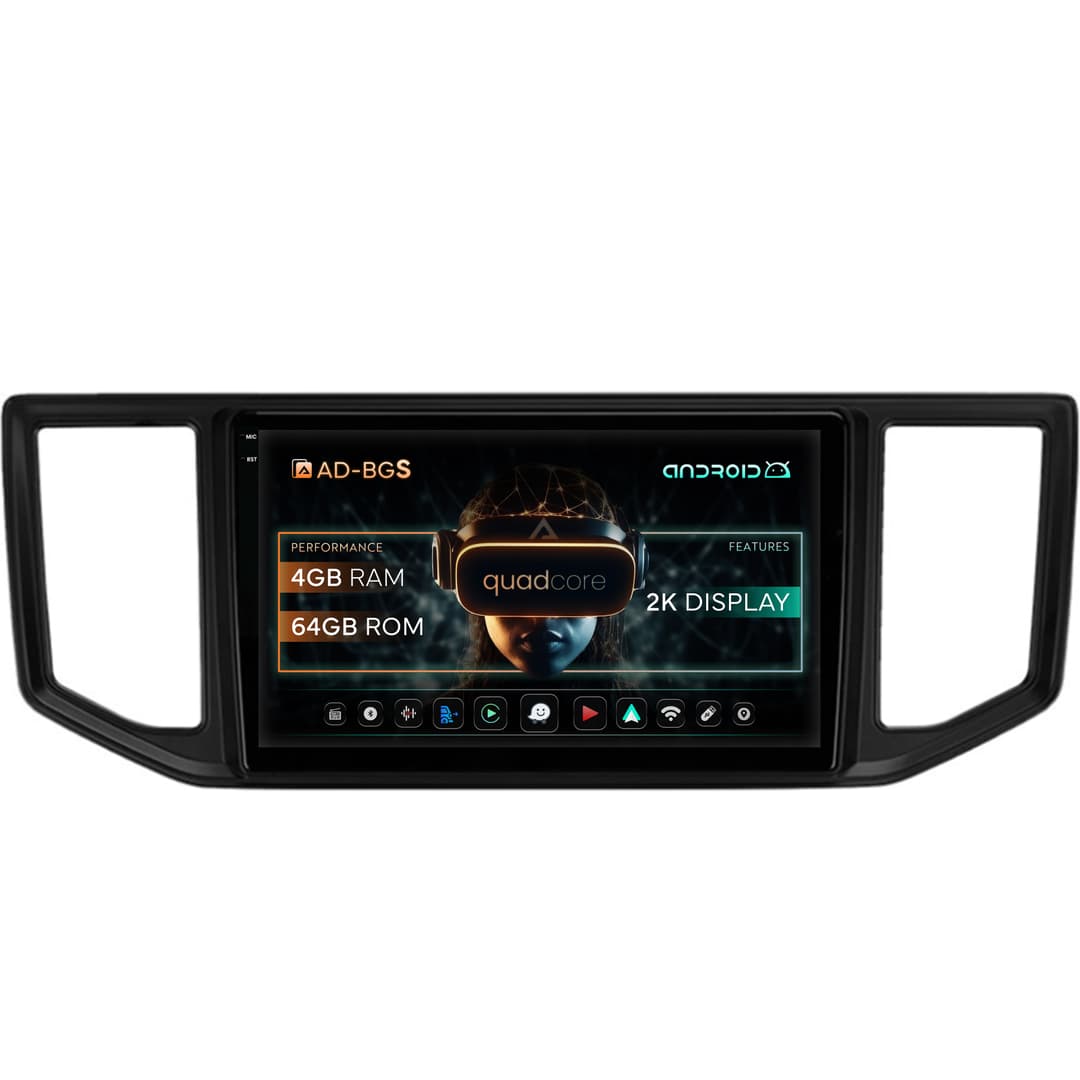 Navigatie 2K Volkswagen Crafter (2017+), Android, S-Quadcore 4GB RAM + 64GB ROM, 10.36 Inch - AD-BGS100042K+AD-BGRKIT056
