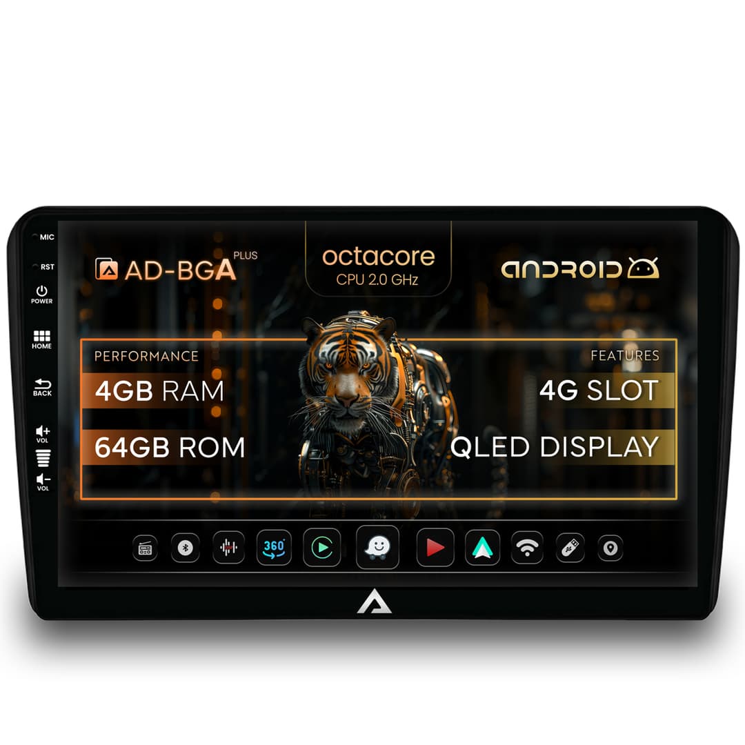 Navigatie Audi A3 S3 RS3, Android, A-Octacore 4GB RAM + 64GB ROM, 9 Inch - AD-BGA9004+AD-BGRKIT424