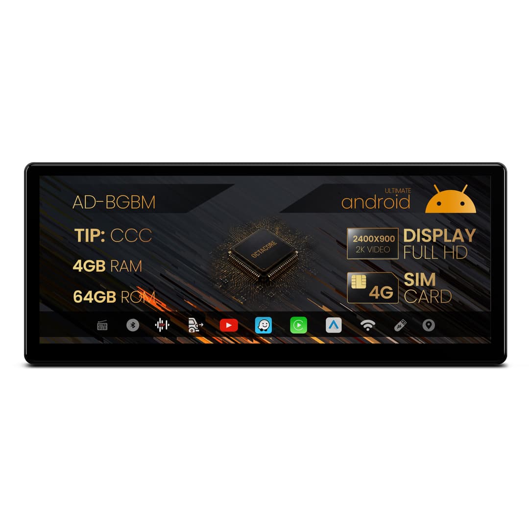 Navigatie BMW Seria 3 E90 E91 E92 E93 (2007-2013), Varianta CCC, Android, BM-Octacore 4GB RAM + 64GB ROM, 12.3 Inch -