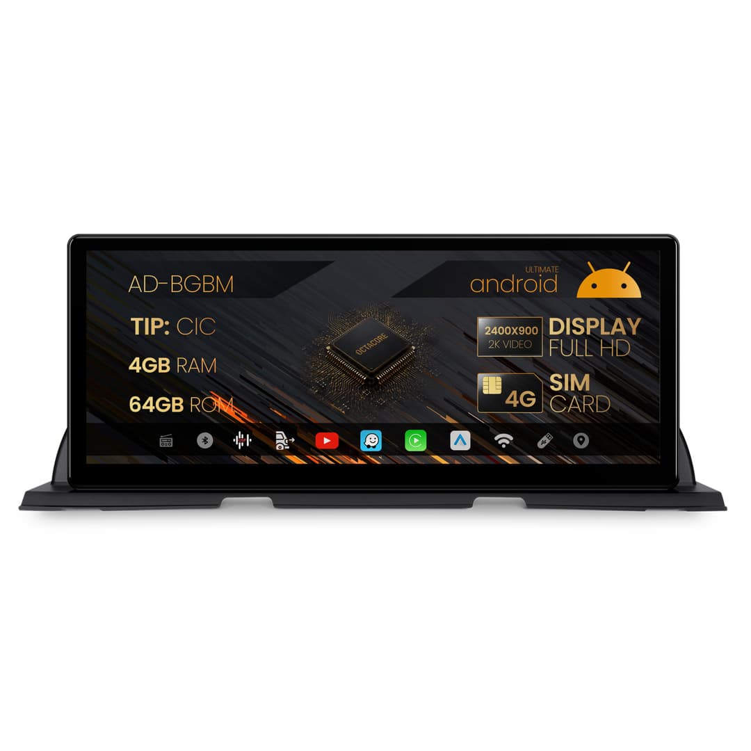Navigatie BMW Seria 6 F06 F12 F13 (2011-2012), Varianta CIC, Android, BM-Octacore 4GB RAM + 64GB ROM, 12.3 Inch - AD-BGBM12004CI+AD-BGRKITBM017