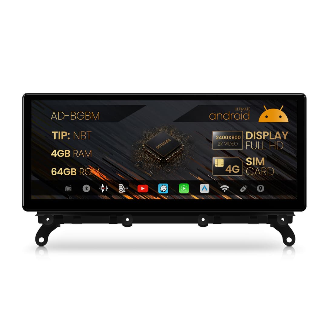 Navigatie BMW X3 F25 X4 F26 (2013-2016), Varianta NBT, Android, BM-Octacore 4GB RAM + 64GB ROM, 12.3 Inch - AD-BGBM12004NB+AD-BGRKITBM012