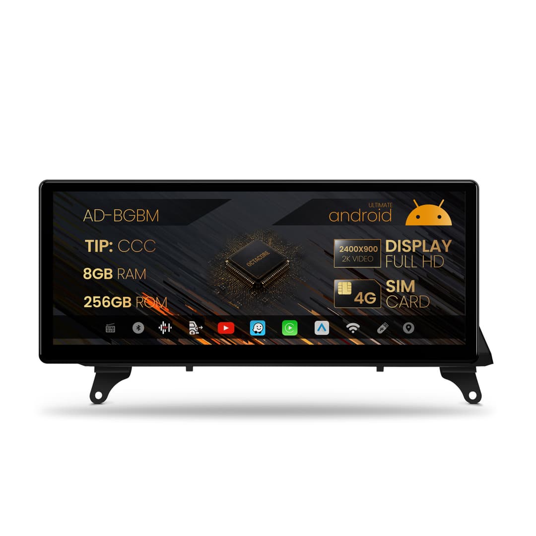 Navigatie BMW X5 E70 X6 X71 (2007-2010), Varianta CCC, Android, BM-Octacore 8GB RAM + 256GB ROM, 12.3 Inch - AD-BGBM12008CC+AD-BGRKITBM002