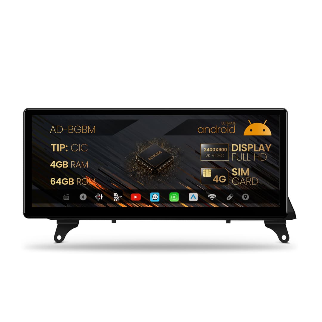 Navigatie BMW X5 E70 X6 X71 (2011-2013), Varianta CIC, Android, BM-Octacore 4GB RAM + 64GB ROM, 12.3 Inch - AD-BGBM12004CI+AD-BGRKITBM002