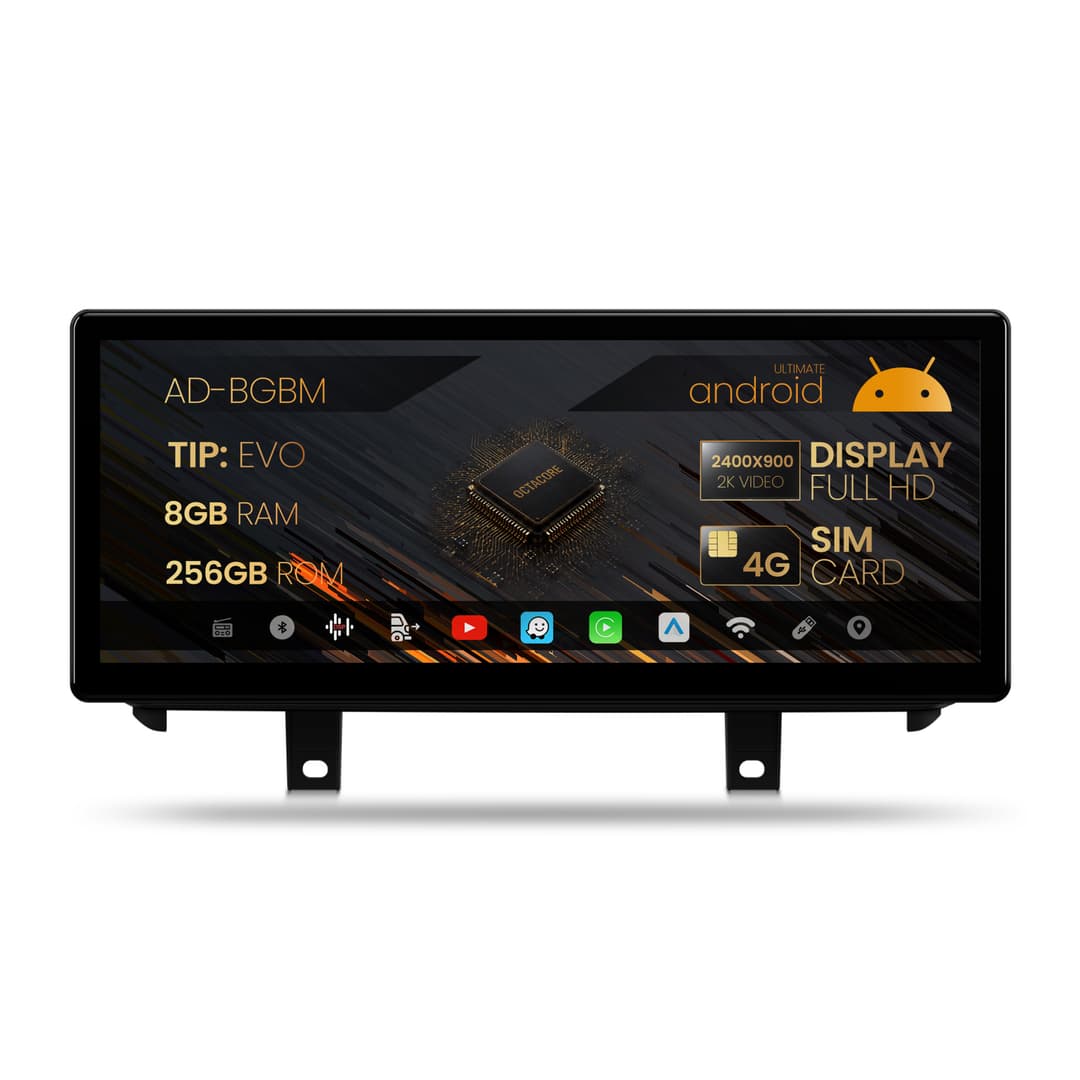 Navigatie BMW X5 F15 X6 F16 (2017-2019), Varianta EVO, Android, BM-Octacore 8GB RAM + 256GB ROM, 12.3 Inch - AD-BGBM12008EV+AD-BGRKITBM010