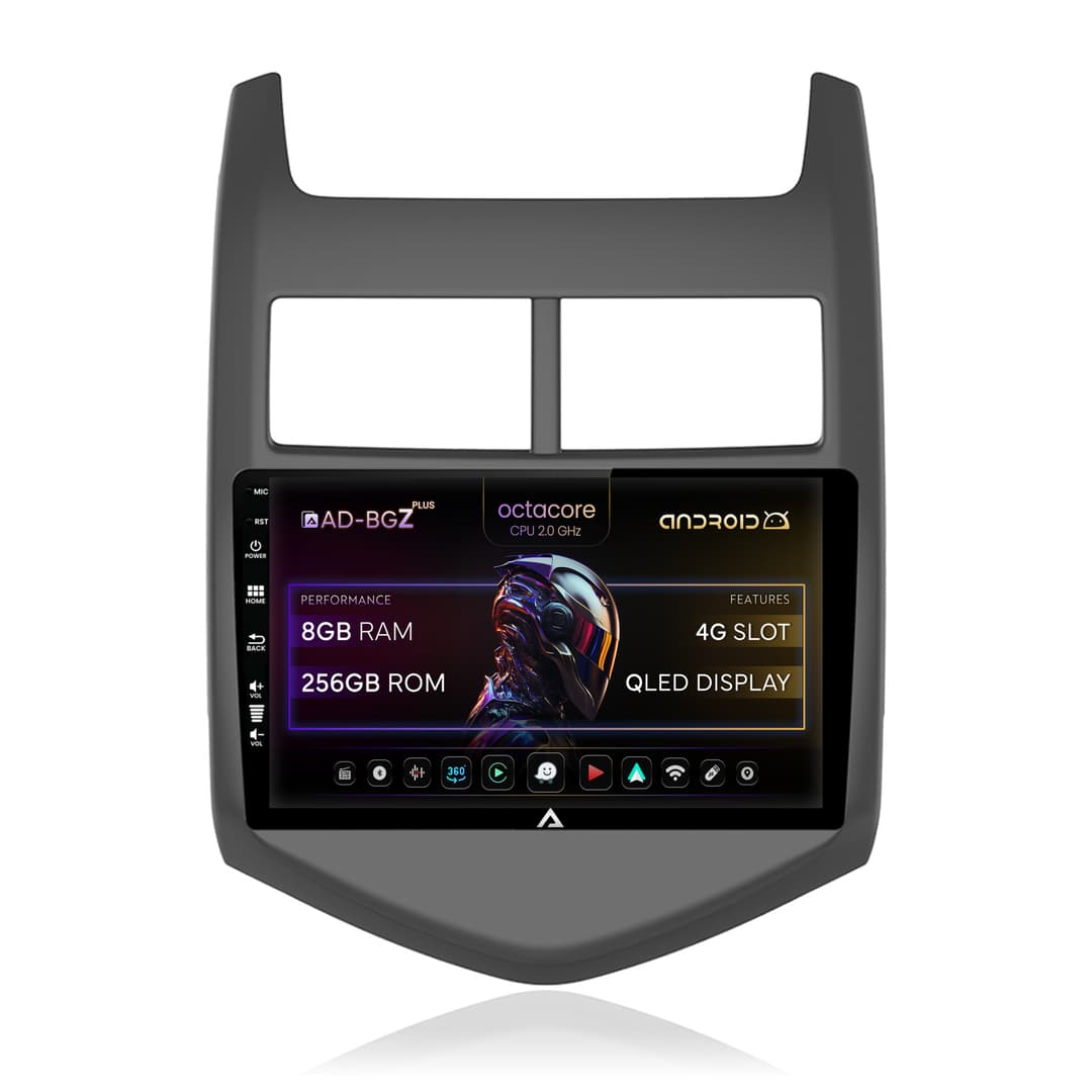 Navigatie Chevrolet Aveo 2 (2010-2015), Android, Z-Octacore 8GB RAM + 256GB ROM, 9 Inch - AD-BGZ9008+AD-BGRKIT239