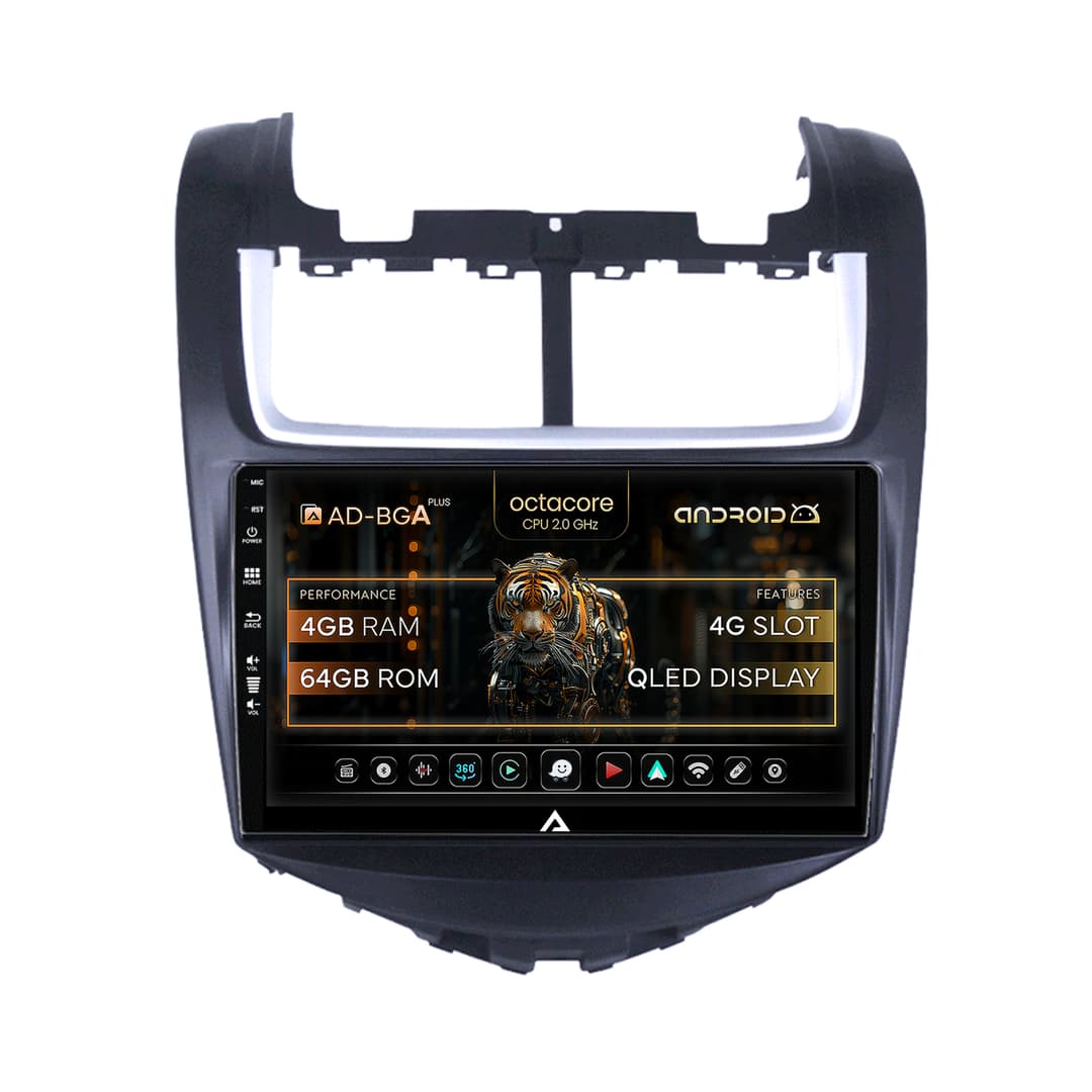 Navigatie Chevrolet Aveo (2014-2017), Android, A-Octacore 4GB RAM + 64GB ROM, 9 Inch - AD-BGA9004+AD-BGRKIT234