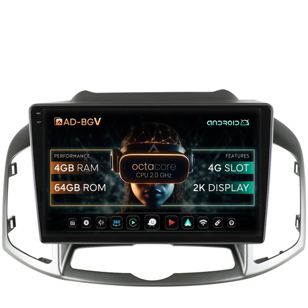Navigatie Chevrolet Captiva (2011-2018), Android, V-Octacore 4GB RAM + 64GB ROM, 10.36 Inch - AD-BGV10004+AD-BGRKIT247