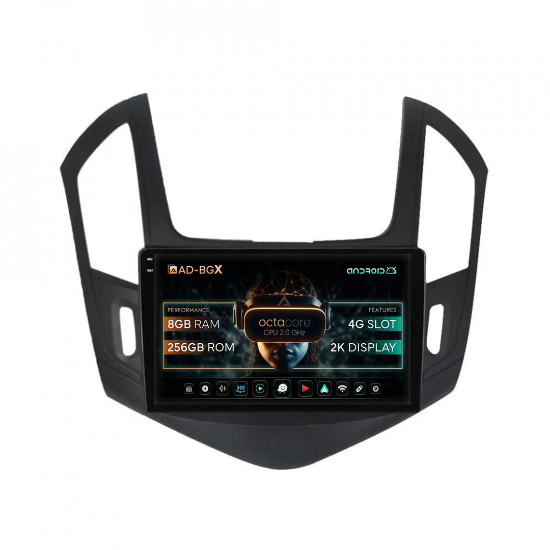 Navigatie Chevrolet Cruze (2013-2015), Android, X-Octacore 8GB RAM + 256GB ROM, 10.36 Inch - AD-BGX10008+AD-BGRKIT244