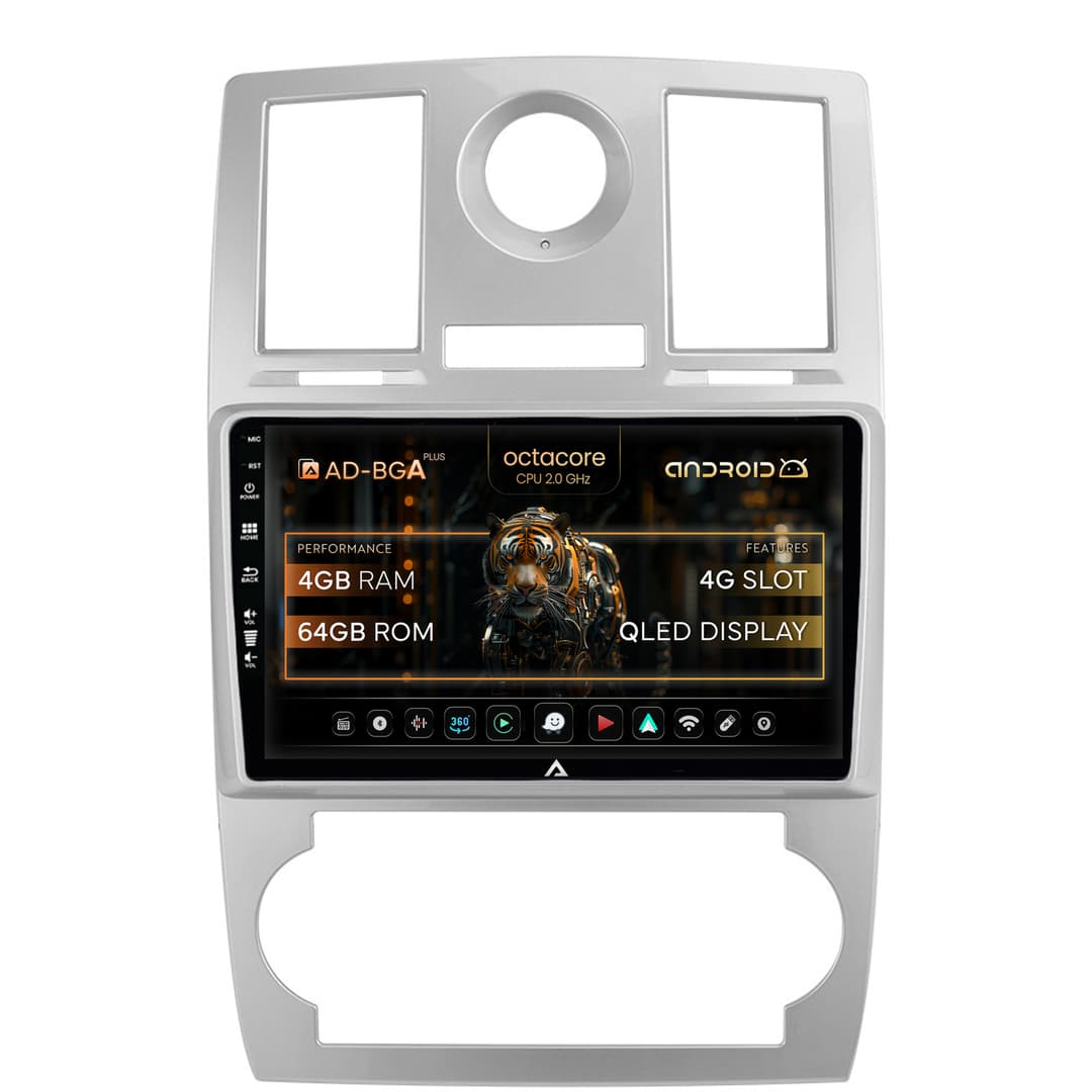 Navigatie Chrysler 300C (2004-2011), Android, A-Octacore 4GB RAM + 64GB ROM, 9 Inch - AD-BGA9004+AD-BGRKIT421
