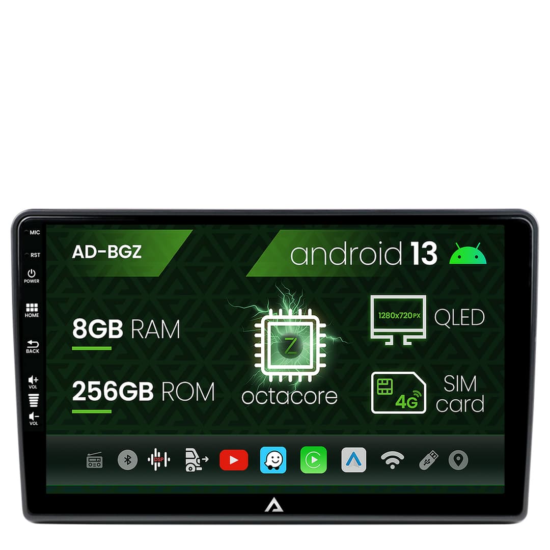 Navigatie Citroen Berlingo (2008-2019), Android, Z-Octacore 8GB RAM + 256GB ROM, 9 Inch - AD-BGZ9008+AD-BGR001UNI
