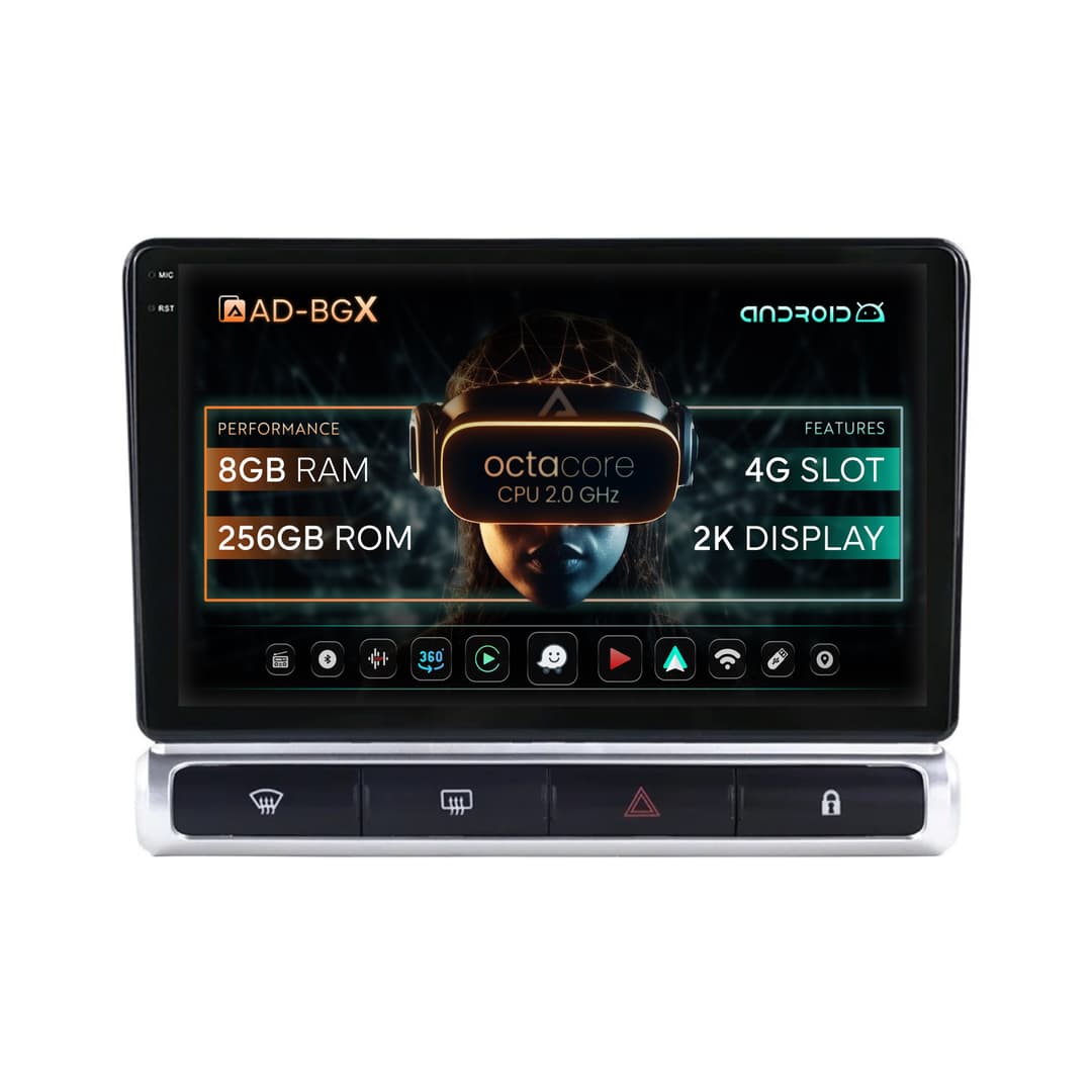 Navigatie Citroen C3 High-V (2024+), Android, X-Octacore 8GB RAM + 256GB ROM, 9.5 Inch - AD-BGX9008+AD-BGRKIT248