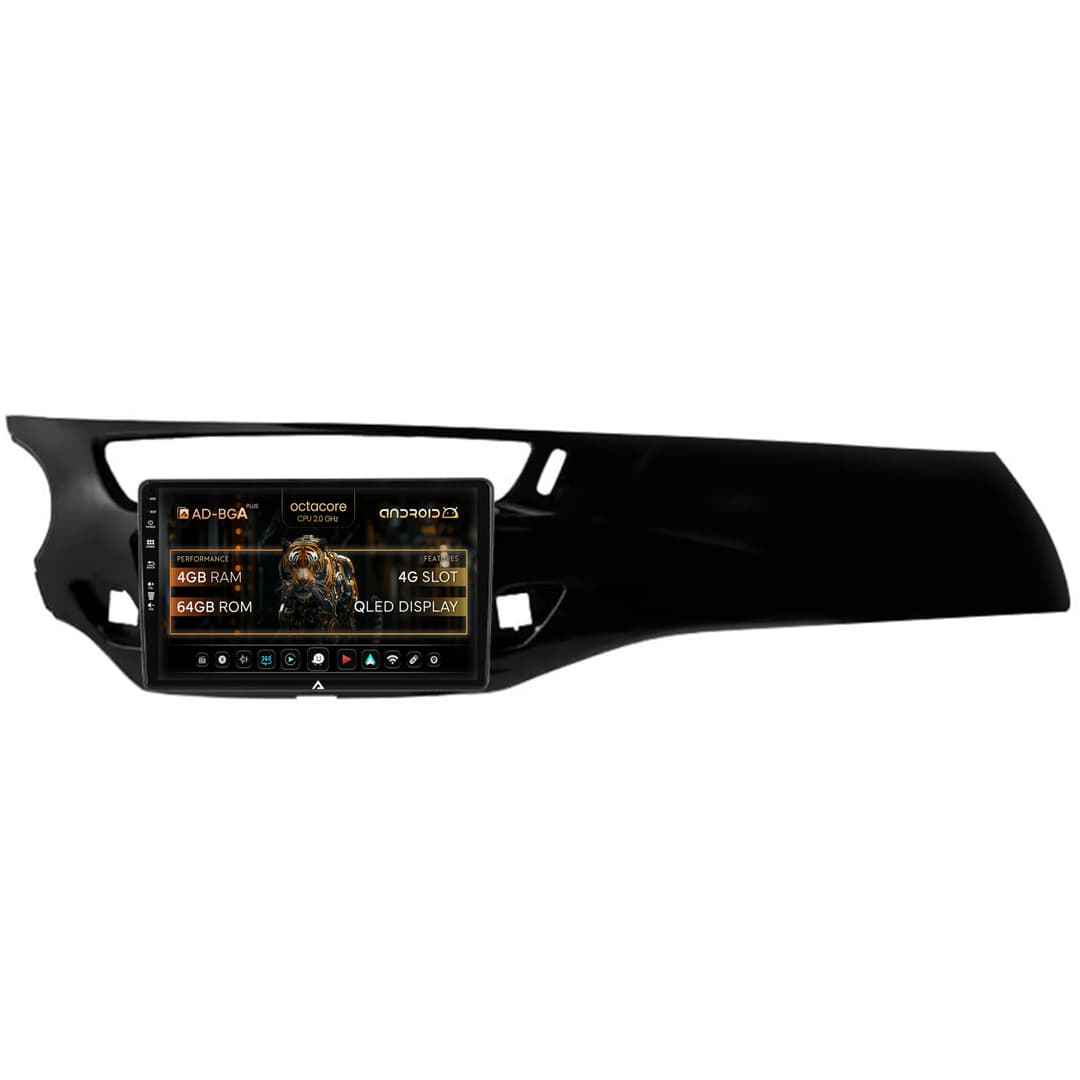 Navigatie Citroen C3 II (2009-2016), Android, A-Octacore 4GB RAM + 64GB ROM, 9 Inch - AD-BGA9004+AD-BGRKIT341