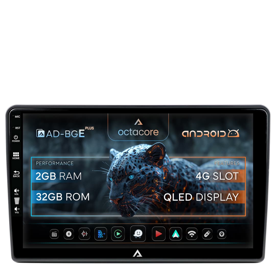 Navigatie Dacia Duster (2024+), Android, E-Octacore 2GB RAM + 32GB ROM, 10.1 Inch - AD-BGE10002+AD-BGRKIT313