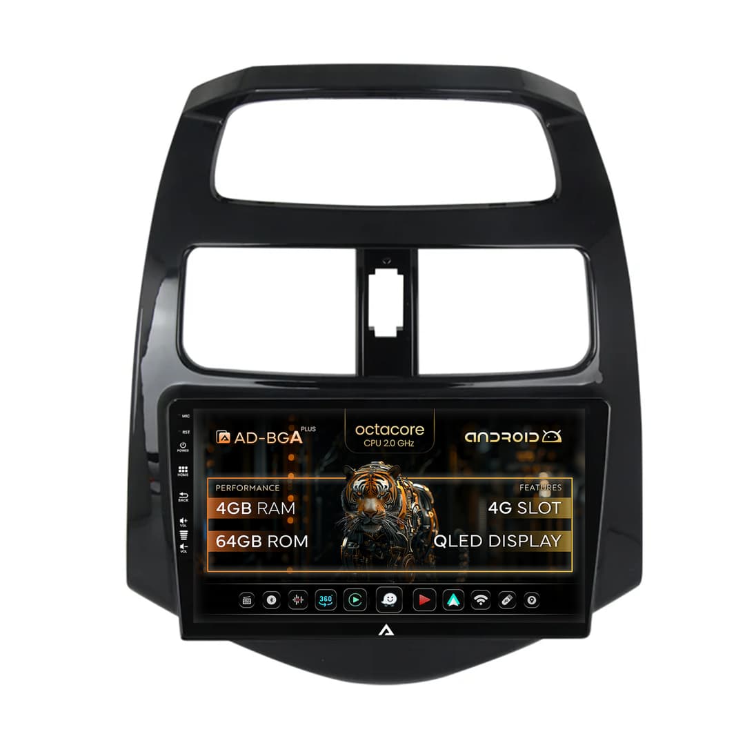 Navigatie Daewoo Matiz Chevrolet Spark (2010-2014), Android, A-Octacore 4GB RAM + 64GB ROM, 9 Inch - AD-BGA9004+AD-BGRKIT243