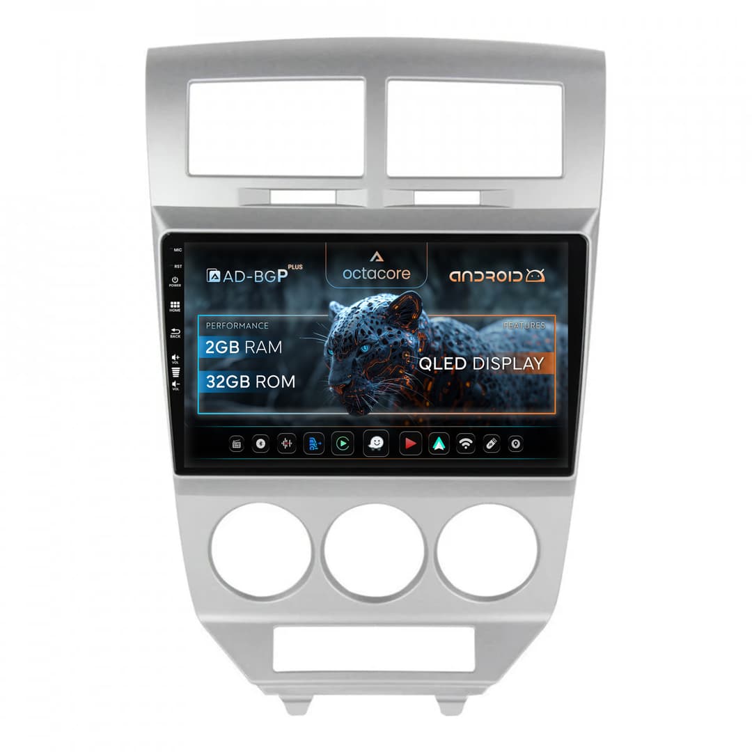 Navigatie Dodge Caliber (2006-2010), Android, P-Octacore 2GB RAM + 32GB ROM, 9 Inch - AD-BGP10002+AD-BGRKIT293