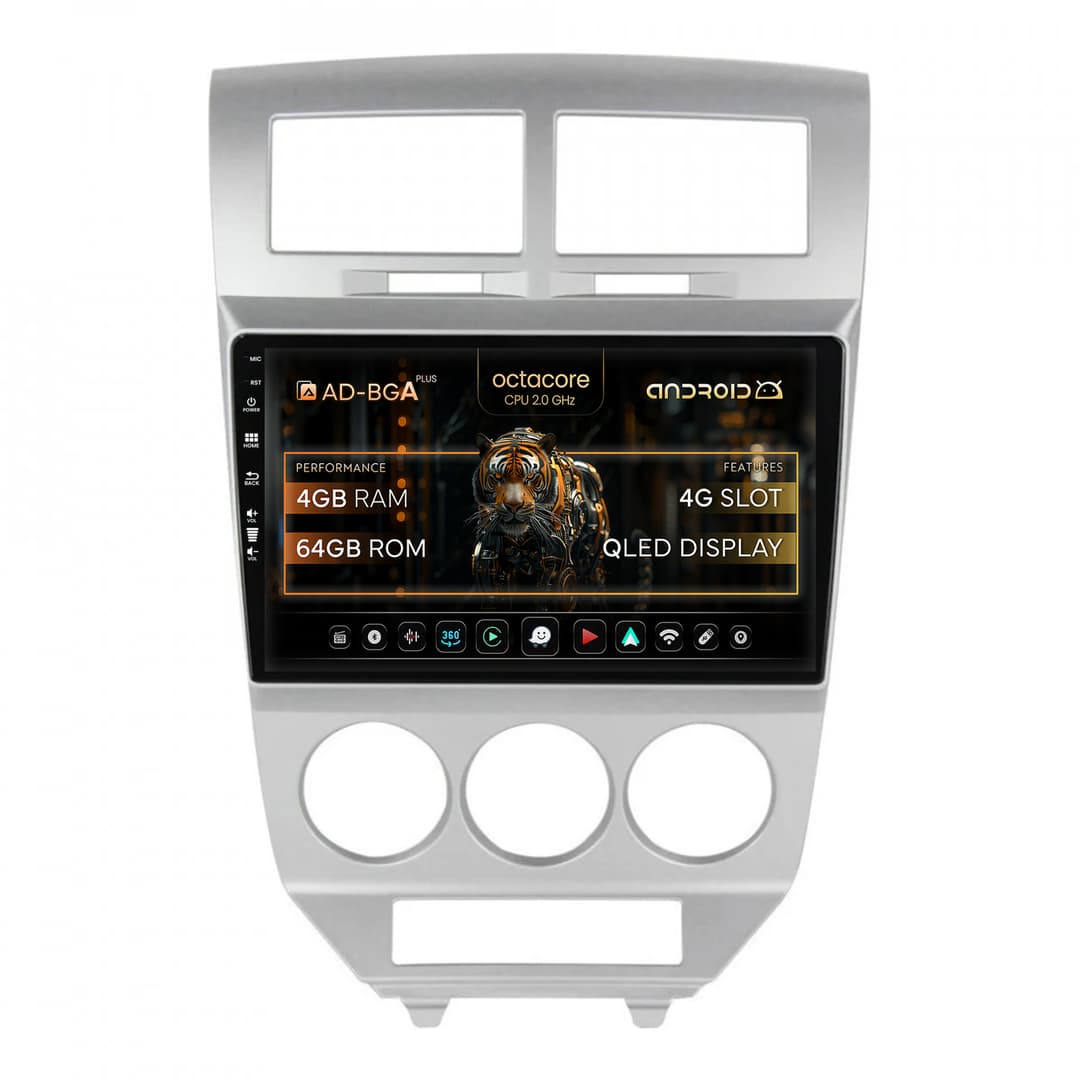 Navigatie Dodge Caliber (2006-2010), Android, A-Octacore 4GB RAM + 64GB ROM, 10.1 Inch - AD-BGA10004+AD-BGRKIT293