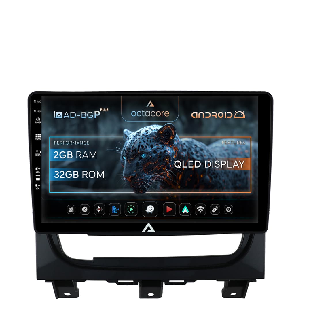 Navigatie Fiat Strada Idea (2011-2016), Android, P-Octacore 2GB RAM + 32GB ROM, 9 Inch - AD-BGP9002+AD-BGRKIT350
