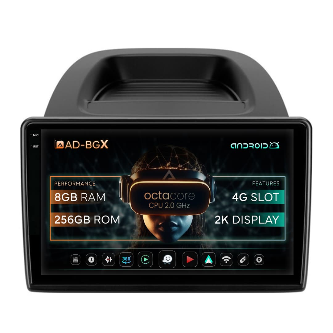 Navigatie Ford EcoSport (2017- Prezent) Android, X-Octacore 8GB RAM + 256GB ROM, 10.36 Inch - AD-BGX10008+BGRKIT119