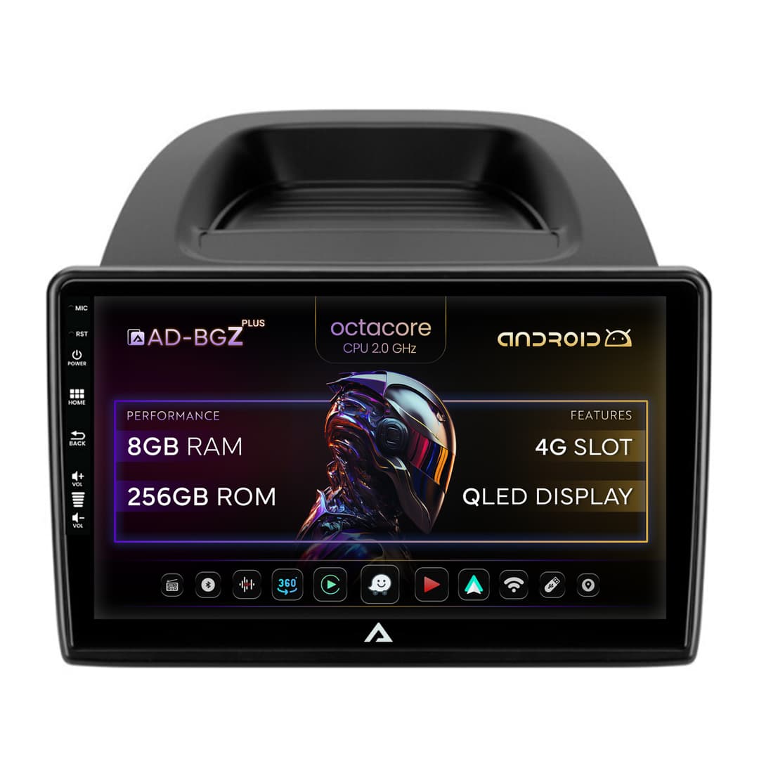 Navigatie Ford EcoSport (2017- Prezent) Android, Z-octacore 8GB RAM + 256GB ROM, 10.1 Inch - AD-BGZ10008+BGRKIT119