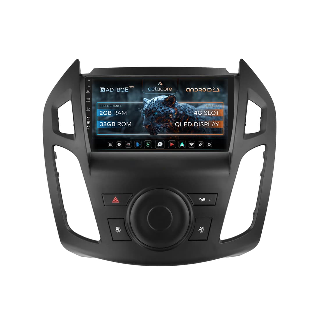 Navigatie Ford Transit (2015-2021), Android, E-Octacore 2GB RAM + 32GB ROM, 9 Inch - AD-BGE9002+AD-BGRKIT111