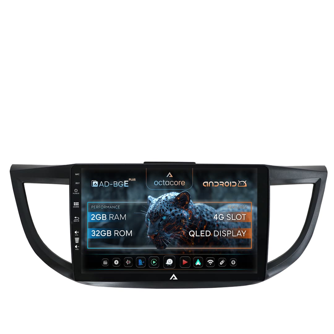 Navigatie Honda CRV (2011-2016), Android, E-Octacore 2GB RAM + 32GB ROM, 9 Inch - AD-BGE10002+AD-BGRKIT003