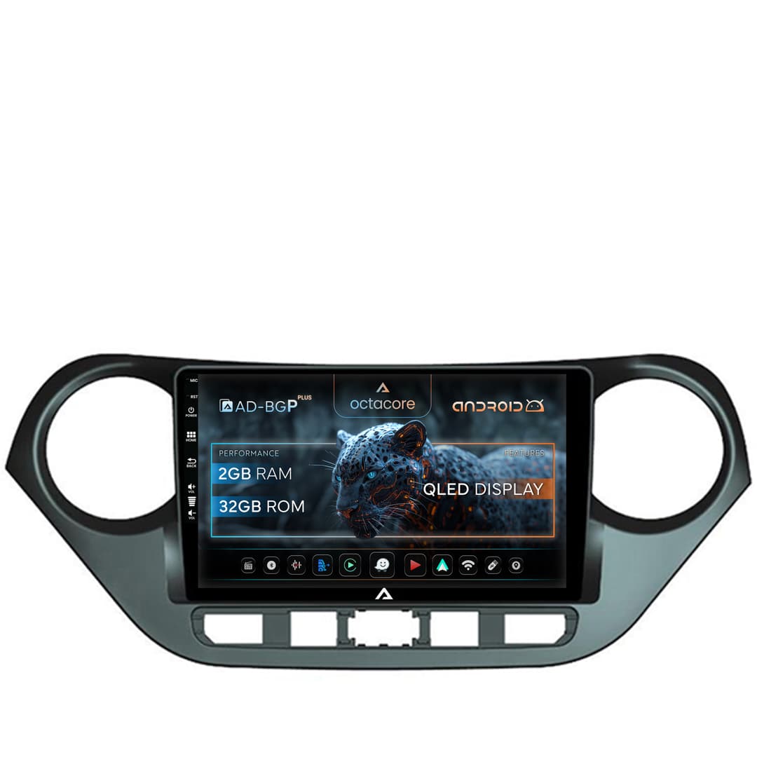 Navigatie Hyundai I10 (2013-2017), Android, P-Octacore 2GB RAM + 32GB ROM, 9 Inch - AD-BGP9002+AD-BGRKIT196