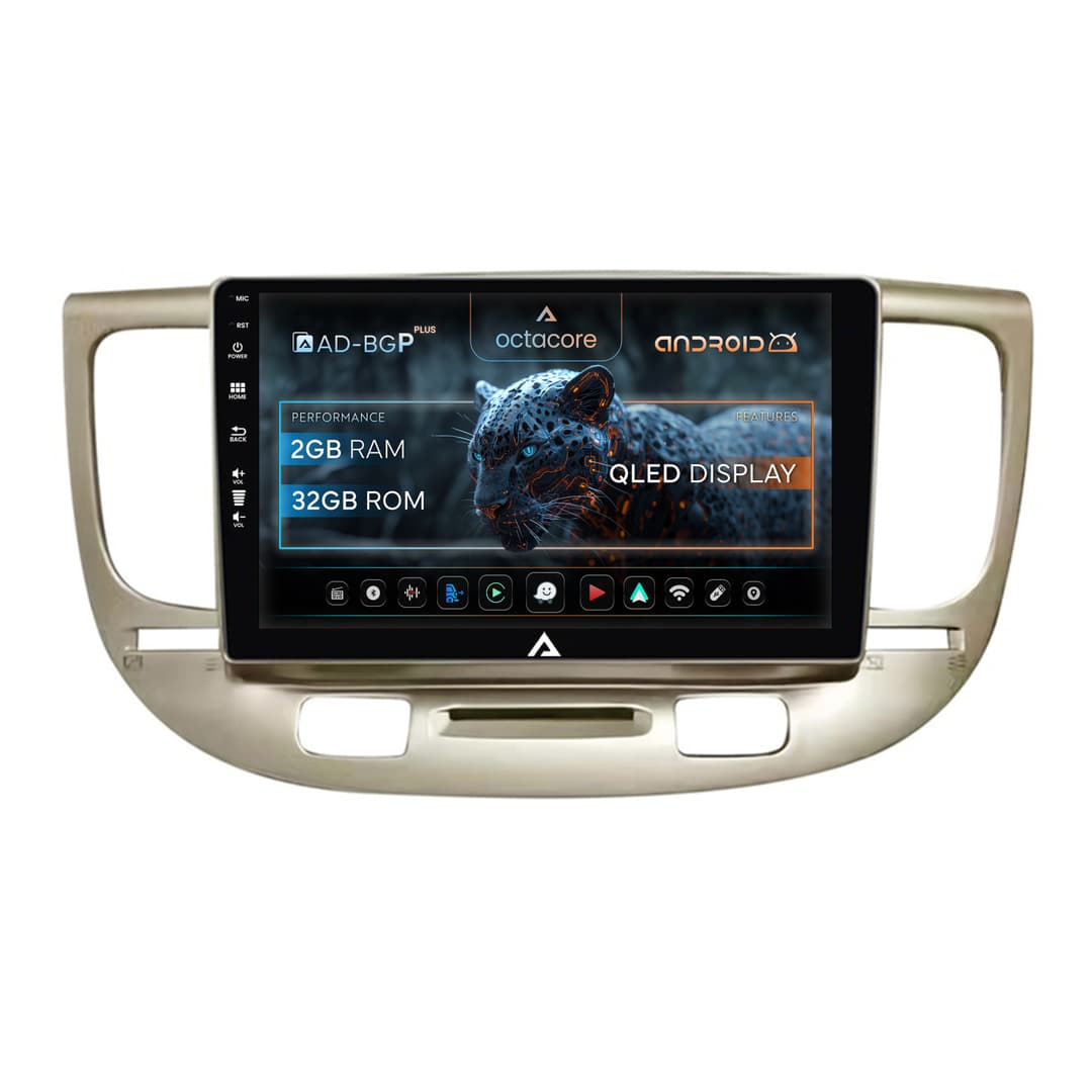 Navigatie Kia Rio (2006-2011), Android, P-Octacore 2GB RAM + 32GB ROM, 9 Inch - AD-BGP9002+AD-BGRKIT232