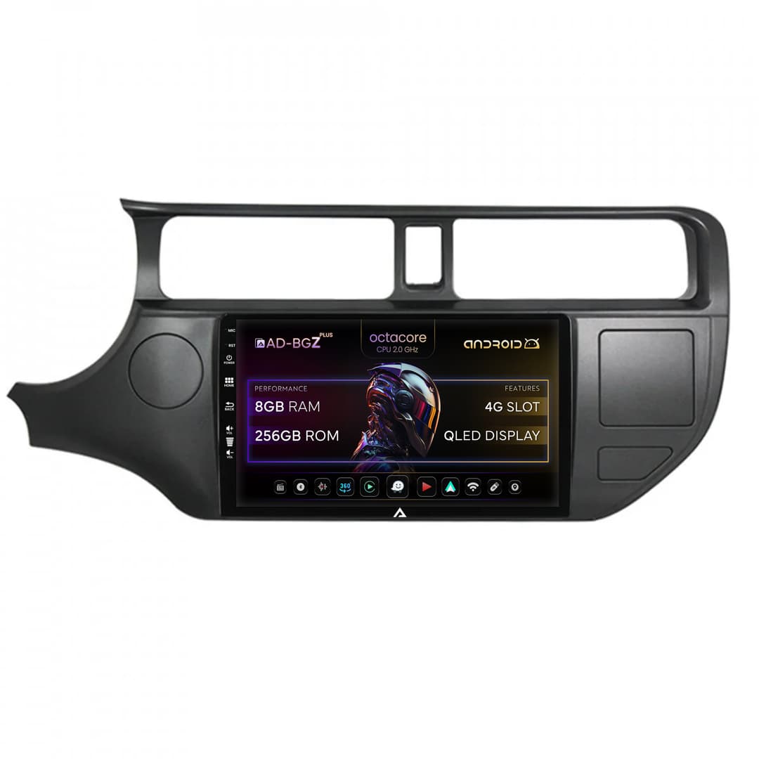 Navigatie Kia Rio (2011-2014), Android, Z-Octacore 8GB RAM + 256GB ROM, 9 Inch - AD-BGZ9008+AD-BGRKIT226