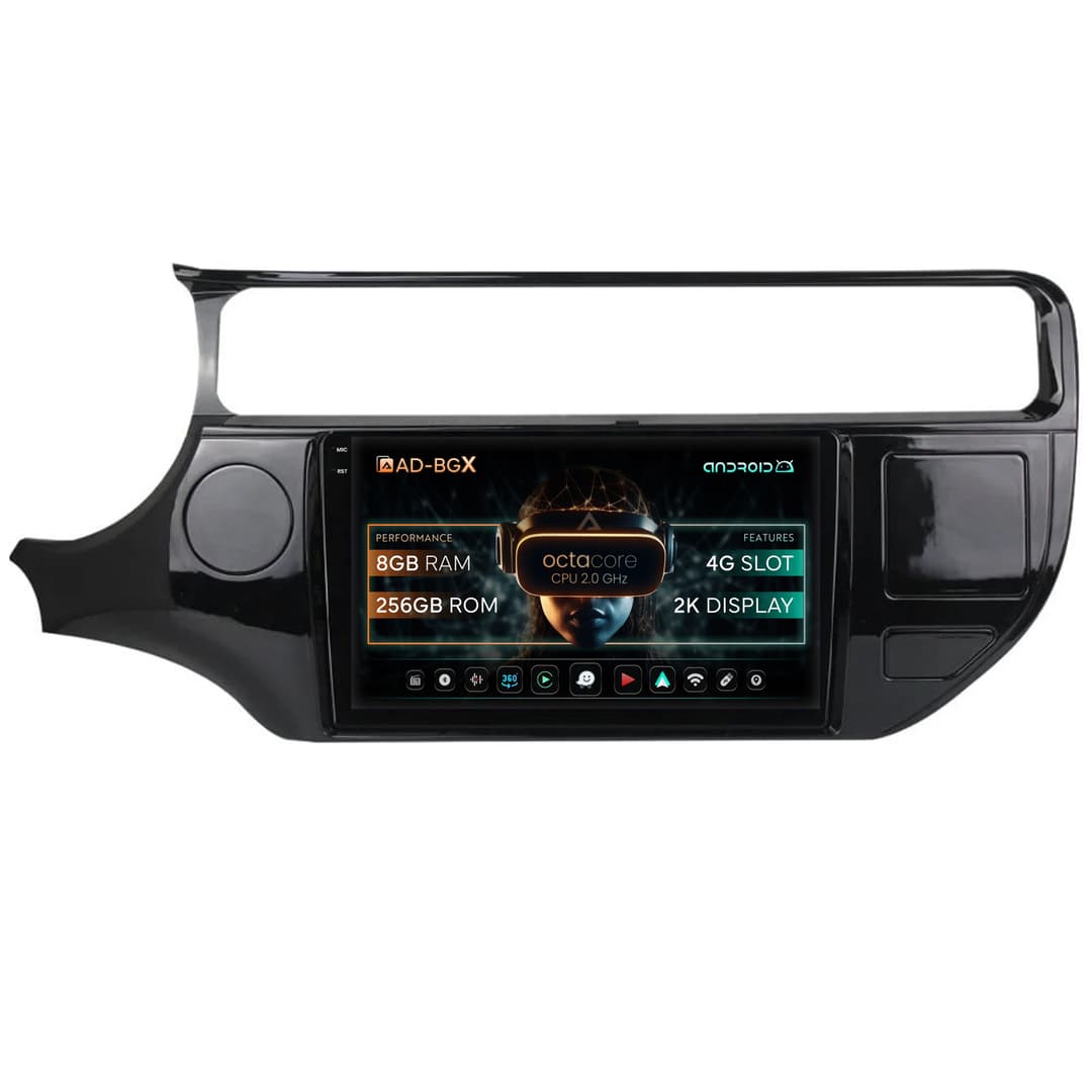 Navigatie Kia Rio (2014-2017), Android, X-Octacore 8GB RAM + 256GB ROM, 9.5 Inch - AD-BGX9008+AD-BGRKIT228