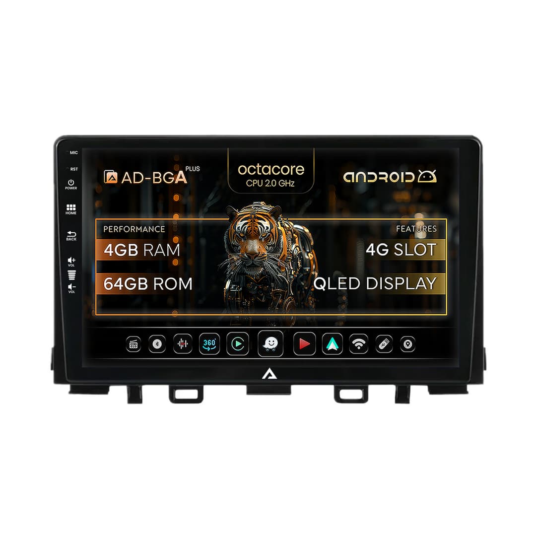 Navigatie Kia Rio (2017-2024), Android, A-Octacore 4GB RAM + 64GB ROM, 9 Inch - AD-BGA9004+AD-BGRKIT222