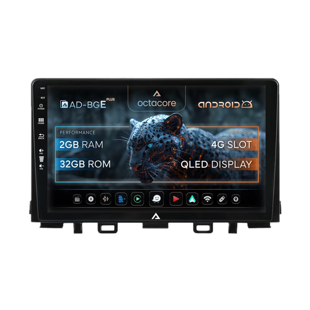 Navigatie Kia Rio (2017-2024), Android, E-Octacore 2GB RAM + 32GB ROM, 9 Inch - AD-BGE9002+AD-BGRKIT222