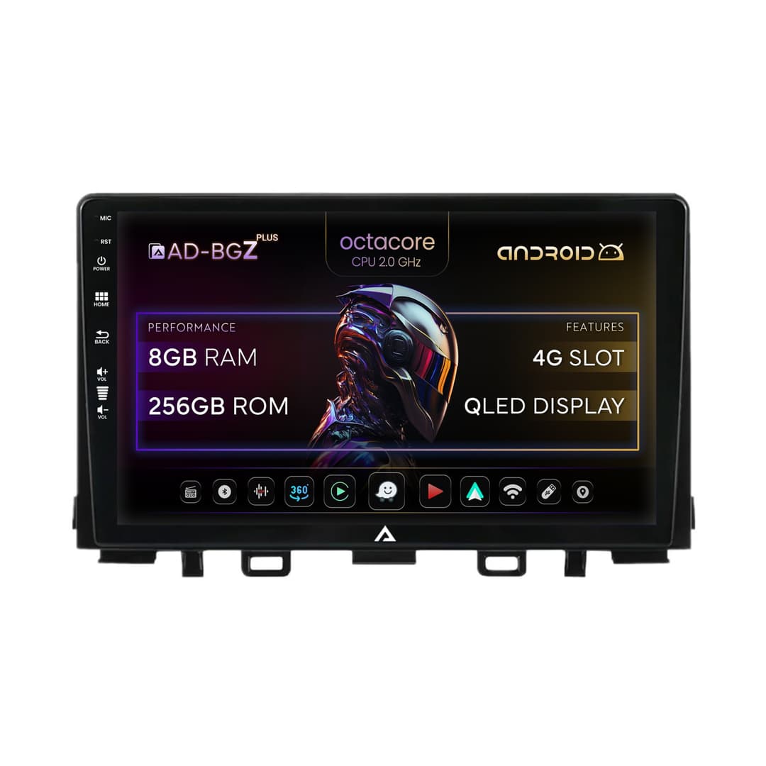 Navigatie Kia Rio (2017-2024), Android, Z-Octacore 8GB RAM + 256GB ROM, 9 Inch - AD-BGZ9008+AD-BGRKIT222