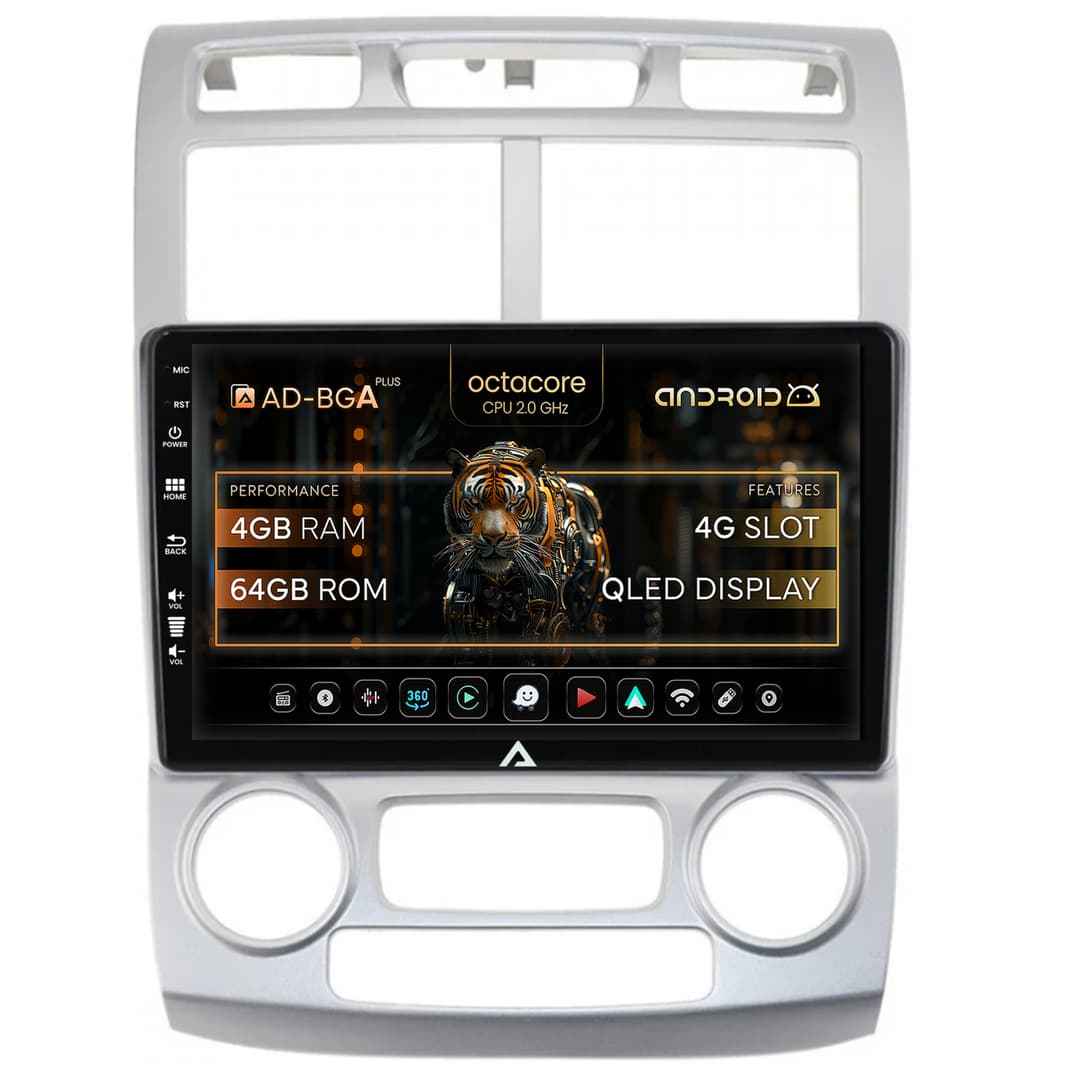 Navigatie Kia Sportage (2005-2010) M AC, Android, A-Octacore 4GB RAM + 64GB ROM, 9 Inch - AD-BGA9004+AD-BGRKIT148