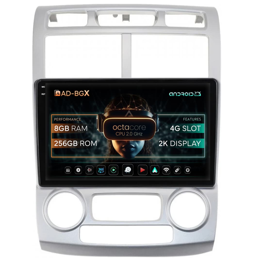 Navigatie Kia Sportage (2005-2010) M AC, Android, X-Octacore 8GB RAM + 256GB ROM, 9.5 Inch - AD-BGX9008+AD-BGRKIT148S - Copie