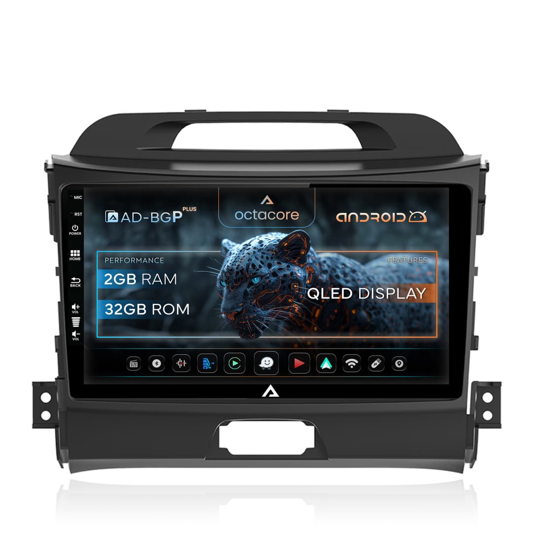Navigatie KIA Sportage (2010-2016), Android, P-Octacore 2GB RAM + 32GB ROM, 9 Inch - AD-BGP9002+AD-BGRKIT146