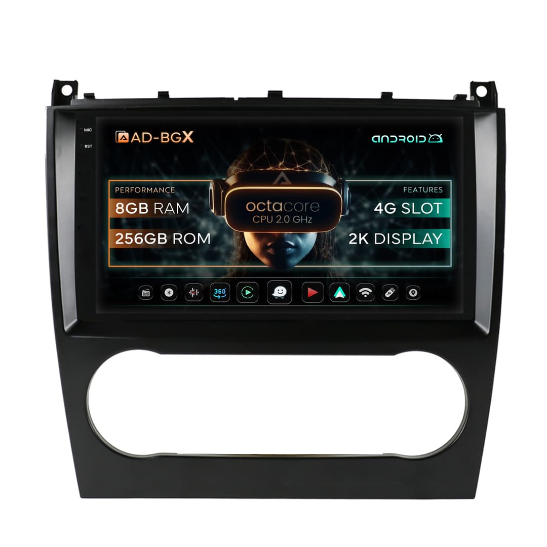 Navigatie Mercedes Benz G-Class W463 (2009-2012), Android, X-Octacore 8GB RAM + 256GB ROM, 9.5 Inch - AD-BGX9008+AD-BGRKIT414v2